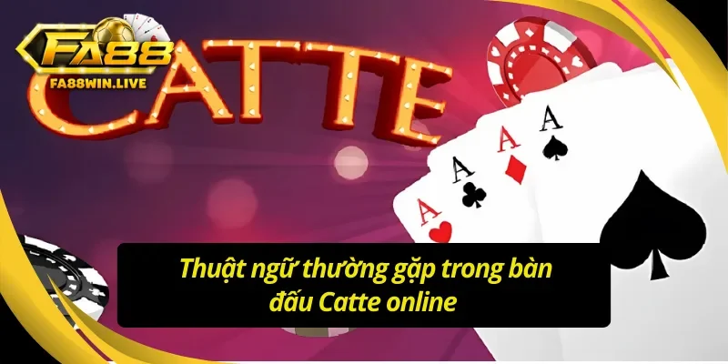 Các cụm từ cần hiểu ý nghĩa trong game bài Catte Fa88