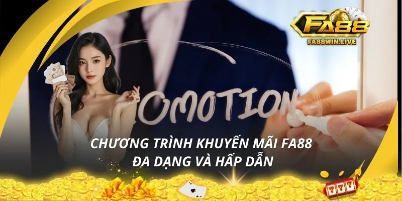 Chương trình khuyến mãi Fa88 đa dạng và hấp dẫn