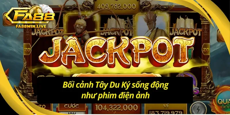 Tây Du Ký Fa88 thiết kế bối cảnh y như thật 